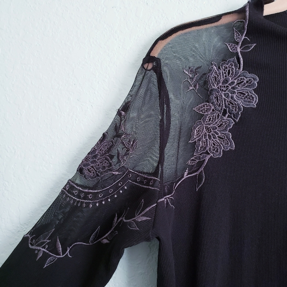 Free People Daniella Top in Black - Picture 4 of 5